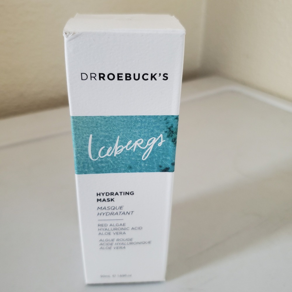 Dr Roebuck's Icebergs Hydrating Mask 50ml Red Algae Hyaluronic Acid Aloe Vera